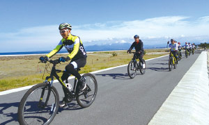 白砂青松の弓ヶ浜サイクリングコース